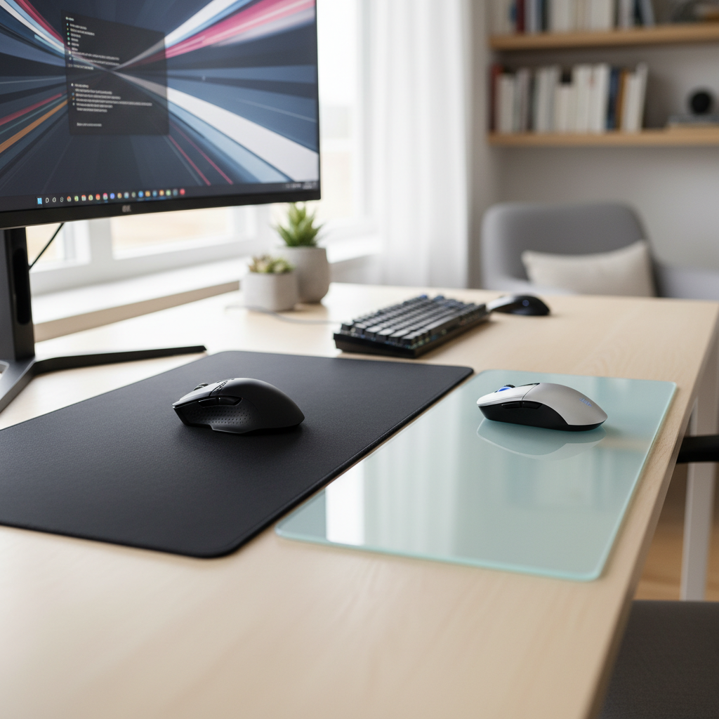 Large Mouse Pad vs Glass Pads: The Main Choices for Your Setup