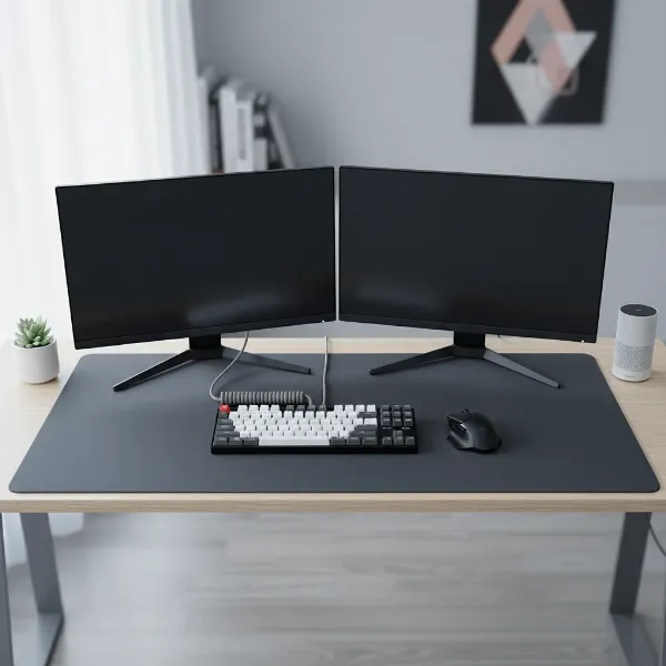 Optimal Control and Aesthetics: Finding the Best Large Mouse Pad for Multiple Monitor Setups